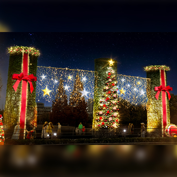 煙突ツリー&サンタツリー